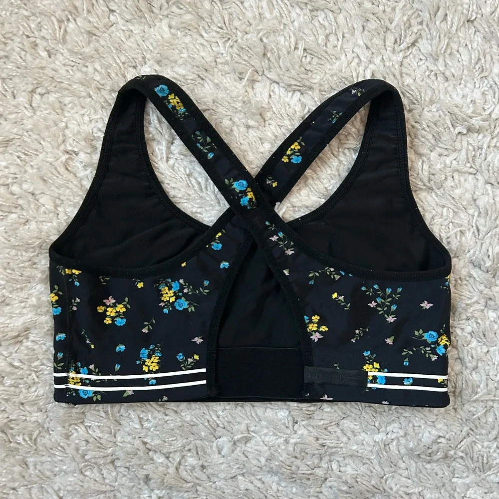 Adam Selman Cross-Back Floral Sports Bra - Picture 5 of 14